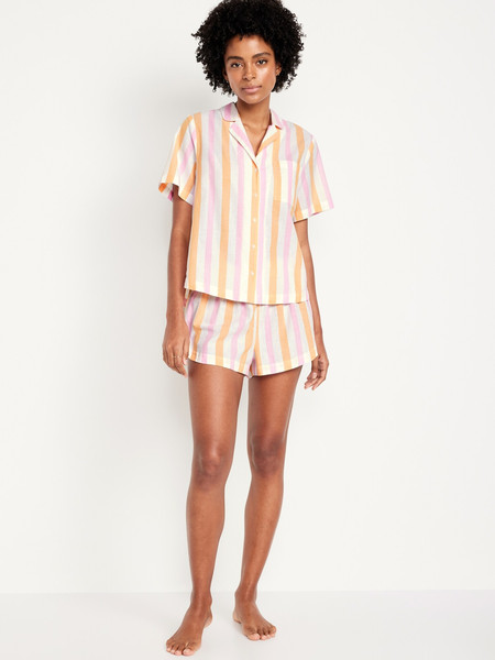 Poplin Pajama Set | Old Navy (US)