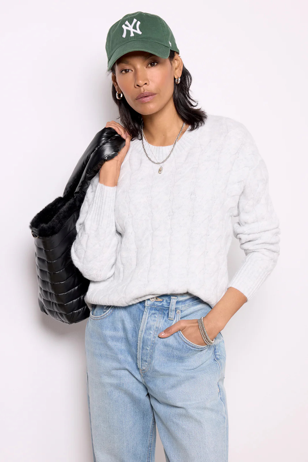 Renee Cable Pullover | Evereve