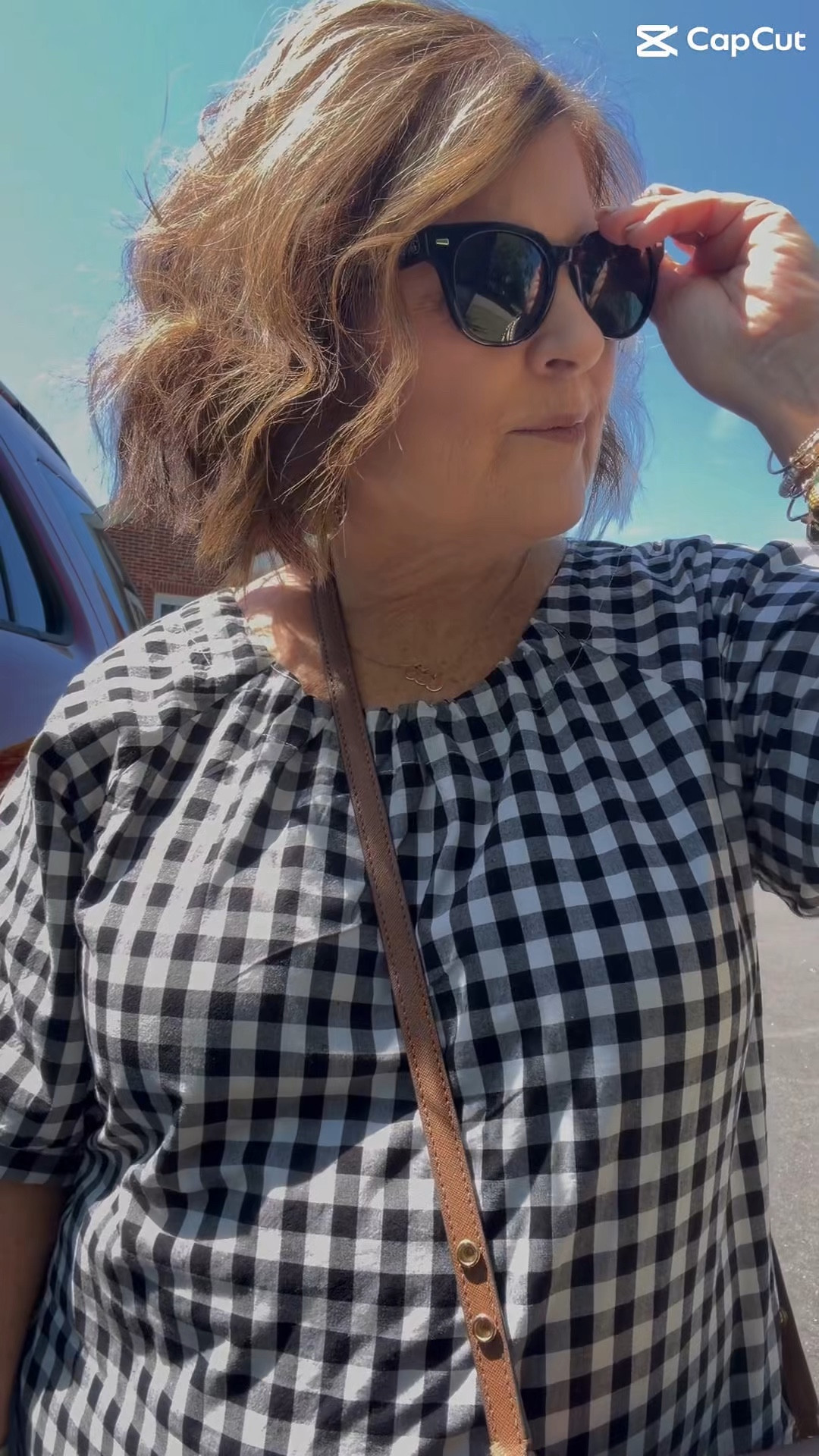 My Sunday OOTD! 
Obsessed is an understatement 🤍🖤 This Amazon gingham dress is giving effortless, throw-on-and-go but still put together 🙌

The fit is so flattering with the relaxed silhouette + midi length (hello comfort 👏), and the puff sleeves add the sweetest feminine touch. Perfect for church, brunch, or running errands while still feeling cute!

Paired it with simple slides and a crossbody for an easy everyday look ☀️

✨ True to size
✨ Lightweight + breathable
✨ Budget-friendly find

Linked for you in my LTK 🛍️ #LTKStyle #AmazonFinds #EverydayStyle #BeYoutifullyBlended

#LTKgrwm #LTKootd