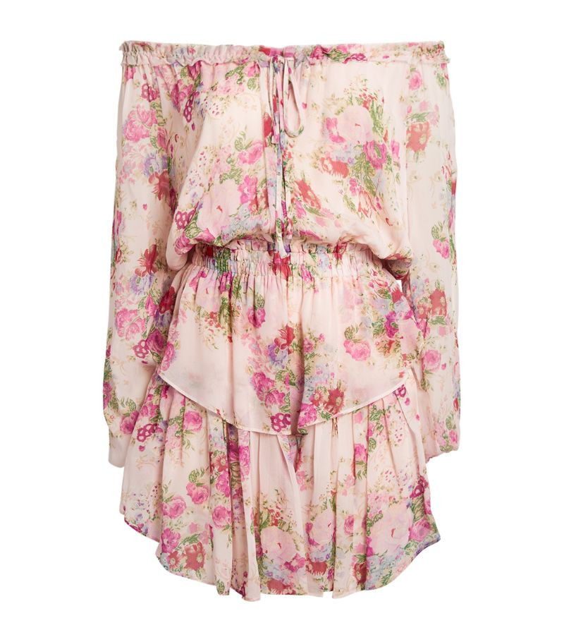 LoveShackFancy Floral Popover Dress | Harrods