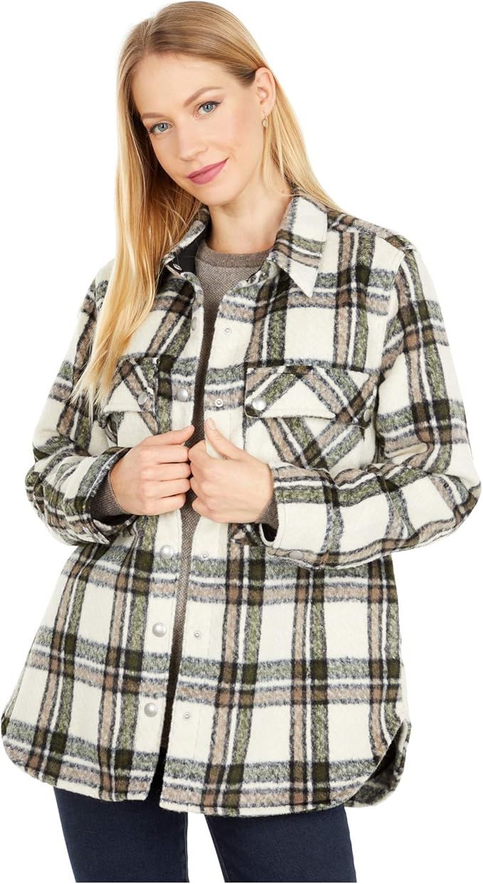 [BLANKNYC] womens Oversized Flannek Shirt | Amazon (US)