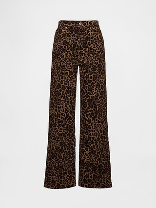 High Rise Corduroy Stride Wide-Leg Jeans | Gap (US)