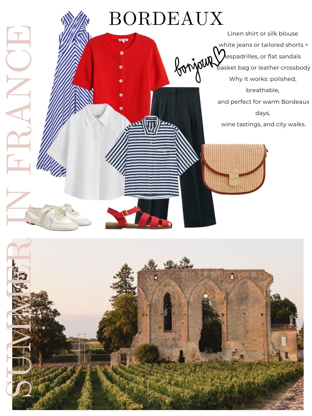 what to wear in France in summer