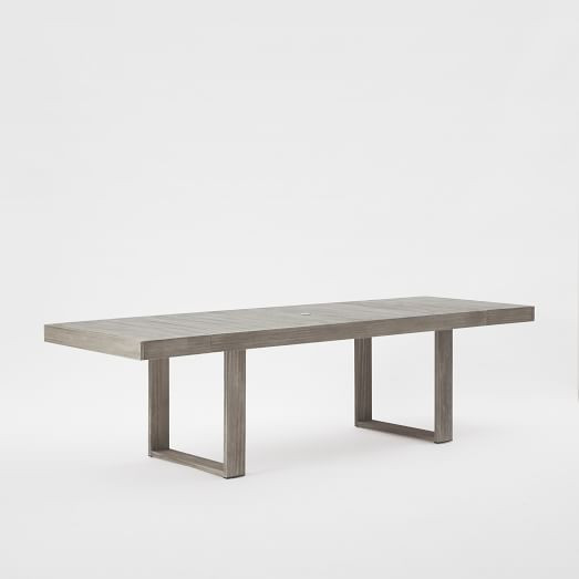 Portside Outdoor Extendable Dining Table (76.5"–106") | West Elm (US)