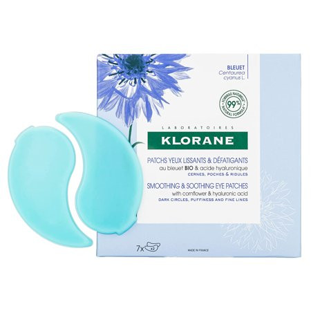 Klorane Smoothing and Soothing Eye Patches with Cornflower and Hyaluronic Acid 7 ct. | Walmart (US)