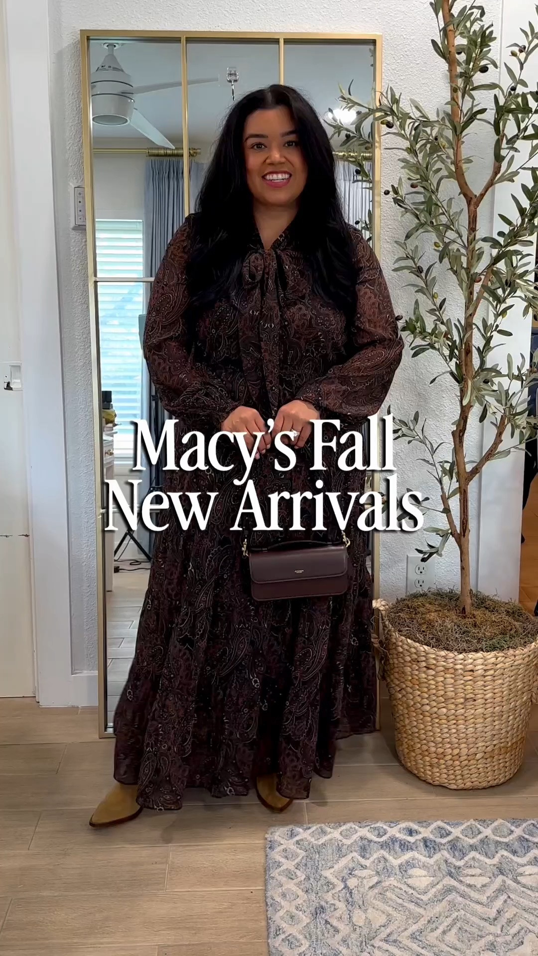 This dress by Lauren Ralph Lauren maxi makes me feel so fall! I love the paisley design and I love that it of course is chocolate brown. I’m wearing a size 14 and I feel like the sizing is true to size. @macys

Western inspired boot for fall from Nine West available @macys I love them! They come in three different color ways, one leather, two suedes. 

I took my normal size, they are very comfortable and roomy in the calf but not available in wide calf. 
 
My hat is from American Hat Co. and is a new purchase from this season as well! It’s the perfect chocolate brown, and I can’t wait to wear it so much this season!

Petite fall fashion, petite fall outfits, petite fashion, petite style, petite outfit ideas, petite fashion over 40, midsize fashion, midsize fall fashion, midsize fall outfits, midsize outfit ideas, transitional fall outfits, fall layering ideas, what to wear this fall, fall fashion trends 2026 chocolate brown fall outfit, plaid fall outfit,  suede fall outfit,  fall preppy outfit, fall jewel tones, fall neutrals, fall layering, fall boots outfit, Smiles and Pearls
