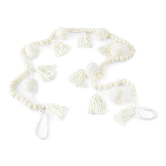 North Pole Trading Co. 6' Pom Tassel Christmas Garland | JCPenney
