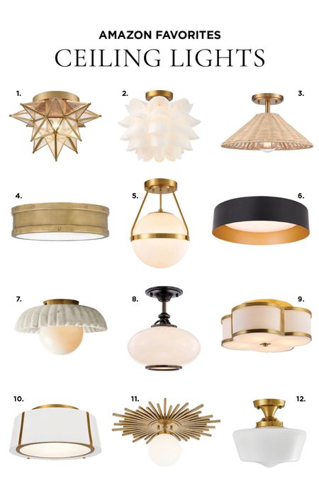 The easiest way to update a room or hallway is by swapping out an outdated ceiling light for a modern flush mount or semi flush mount light fixtures. Hi, I’m Kyla, and I’m an interior design. These affordable ceiling lights are all from Amazon and handpicked by me. Follow for more lighting ideas and home decor inspiration! #lighting #home #eclecticdecor #founditonamazon 

#LTKover40 #LTKhome #LTKfindsunder100