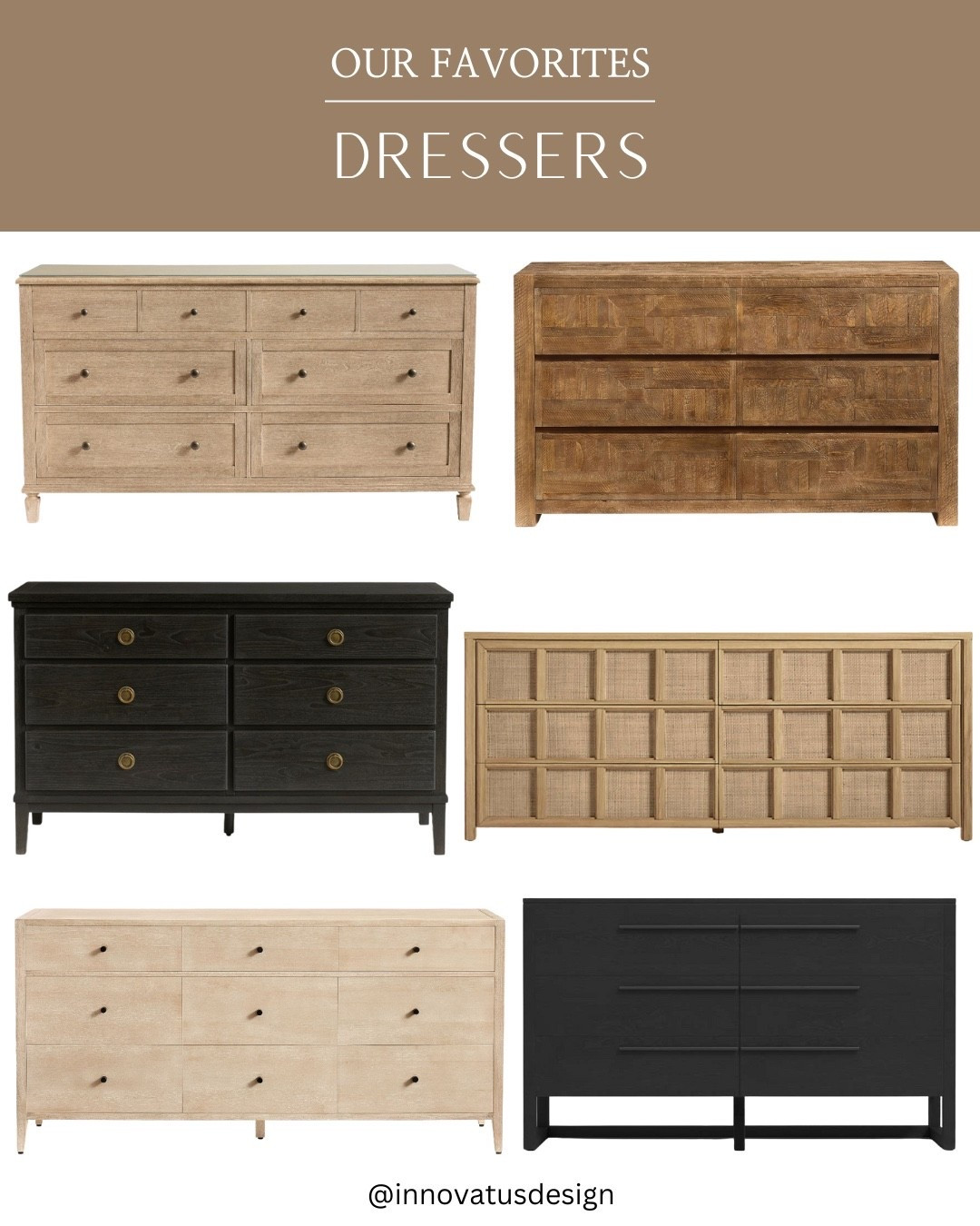 Dressers are an invaluable piece of furniture for any bedroom as they add an extensive amount of storage! Here are our favorite dressers that add warmth and texture into a space. Which one is your favorite?!

#LTKHome #LTKHoliday #LTKFamily