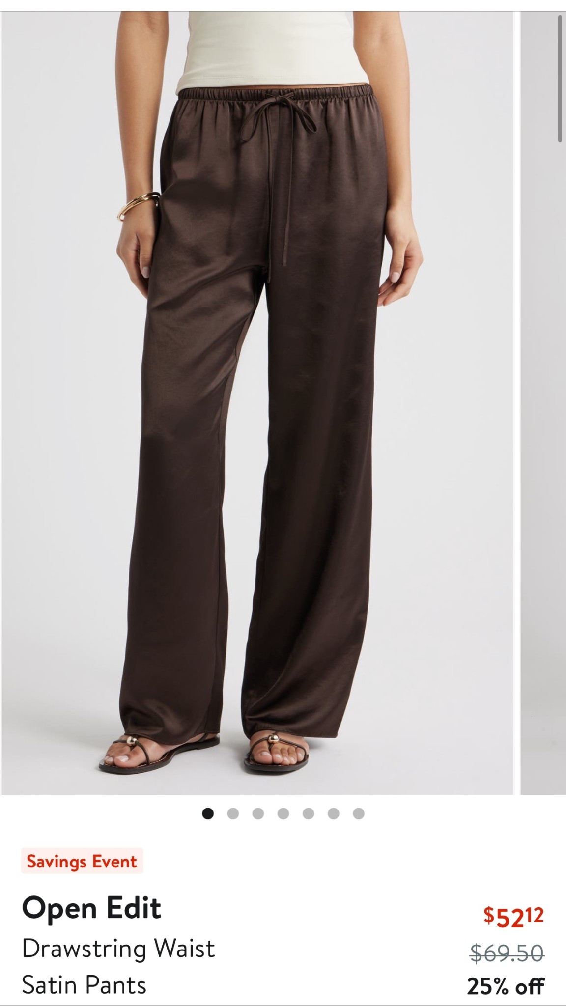 These satin pants are giving luxury without the price tag. They have that same elevated, silky look and effortless drape you’d expect from high-end pieces—but at a fraction of the cost.

Lightweight, flattering, and easy to dress up or down. Pair them with a fitted tee and sneakers for day, or a blazer and heels for a polished look.

If you’ve been eyeing those expensive Aritzia or reformation satin trousers, this is your sign—same vibe, way smarter price. Currently on sale! 

#LTKootd #LTKSeasonal #LTKSaleAlert