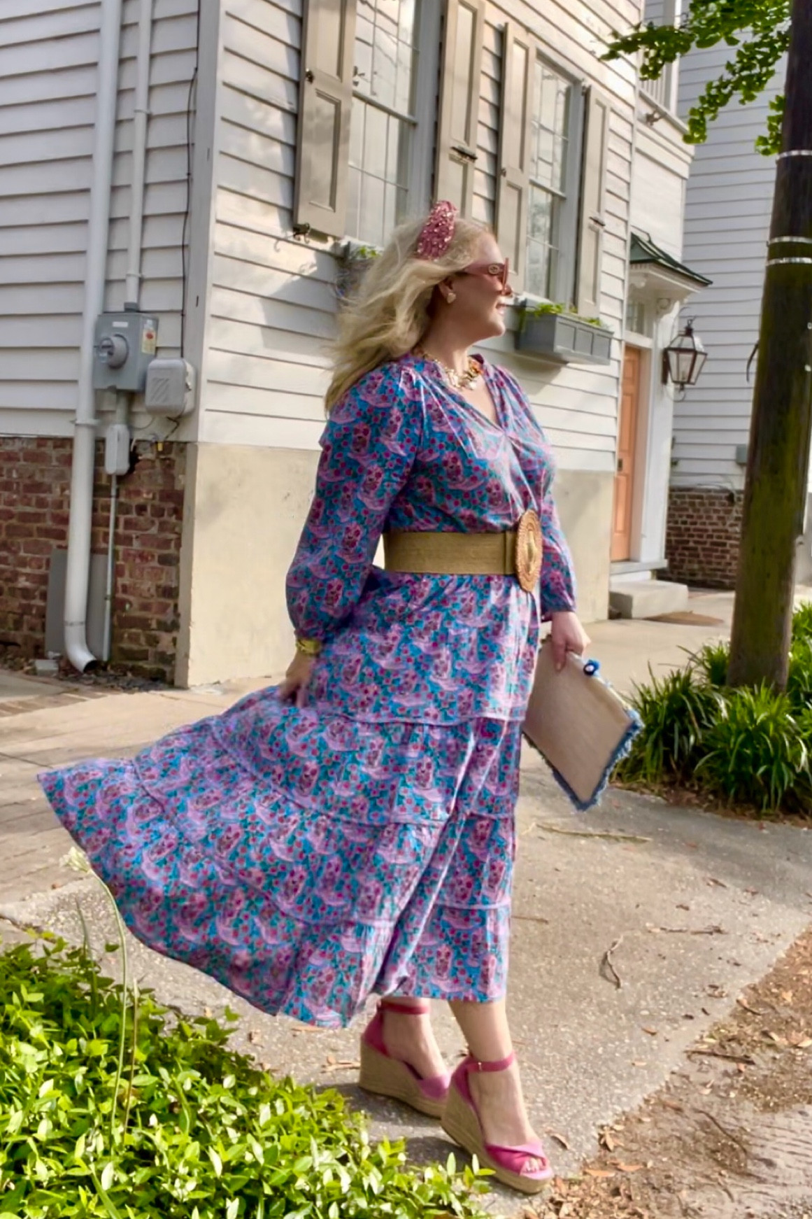 Pretty cotton summer dress

#LTKover40