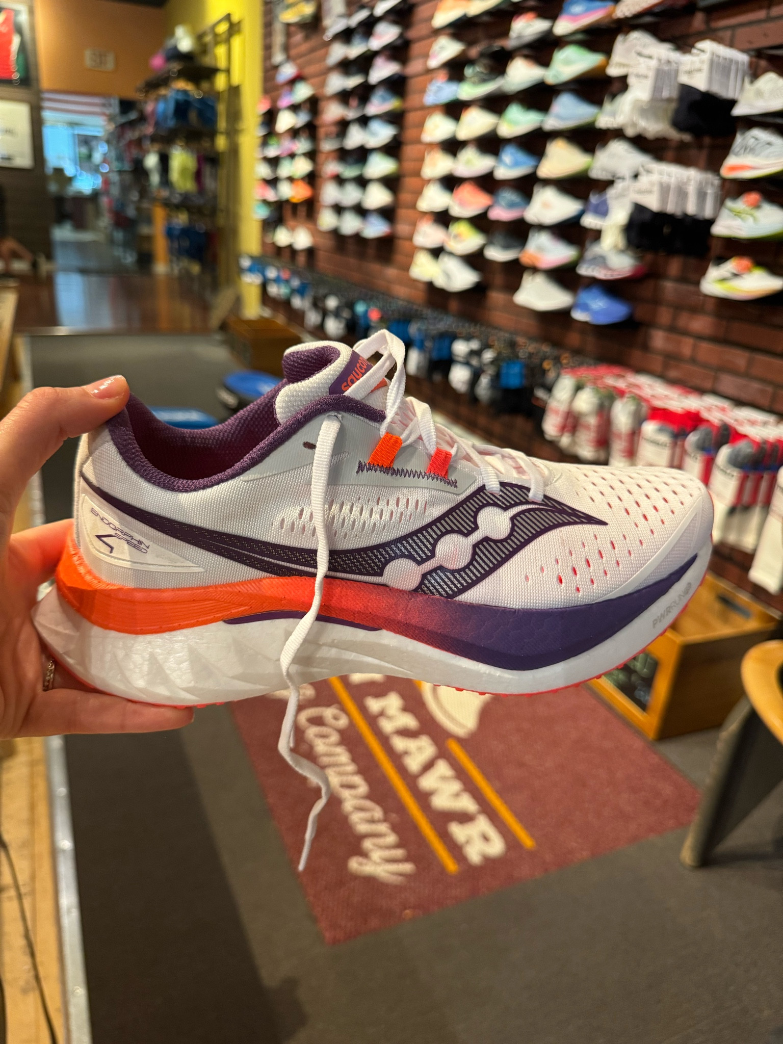 Speedy, lightweight, bouncy, cushiony and durable. It doesn’t get any better than this! 

Size up a full size of your normal shoe size. Or .5 size from your sneaker size. (I wear a 9 in shoes, a 9.5 in sneakers and a 10 in running shoes, including these). 

#LTKfitness #LTKshoecrush #LTKActive