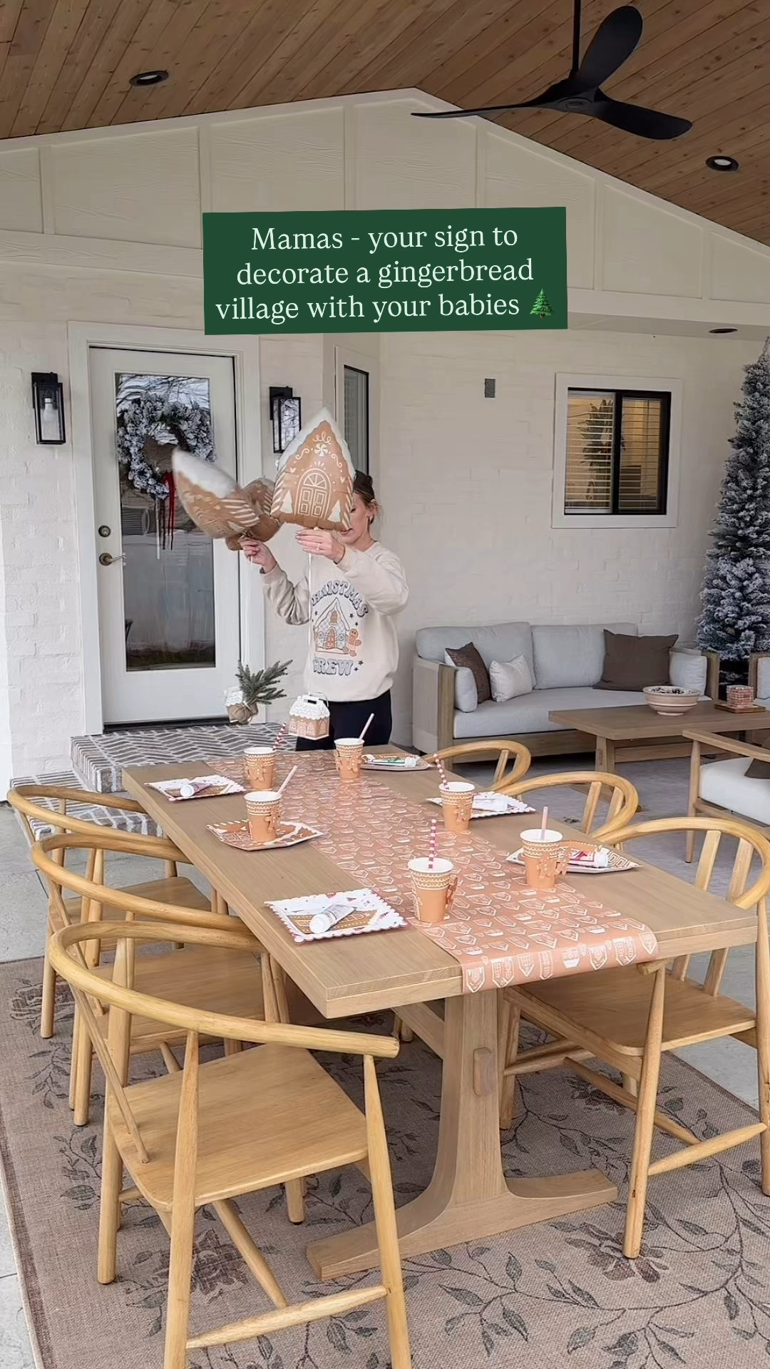 A cute twist to traditional gingerbread house decorating is to have your kids each decorate a house for a gingerbread village! Then you can display an entire gingerbread house village! They have so much fun decorating (and eating the supplies 😅) and it’s a great activity to do together as a family. I like to put all of the toppings in a cupcake tin to make it easier!

#craftymom #toddlermom #toddleactivities #familytime

#LTKBaby #LTKKids #LTKmomlife