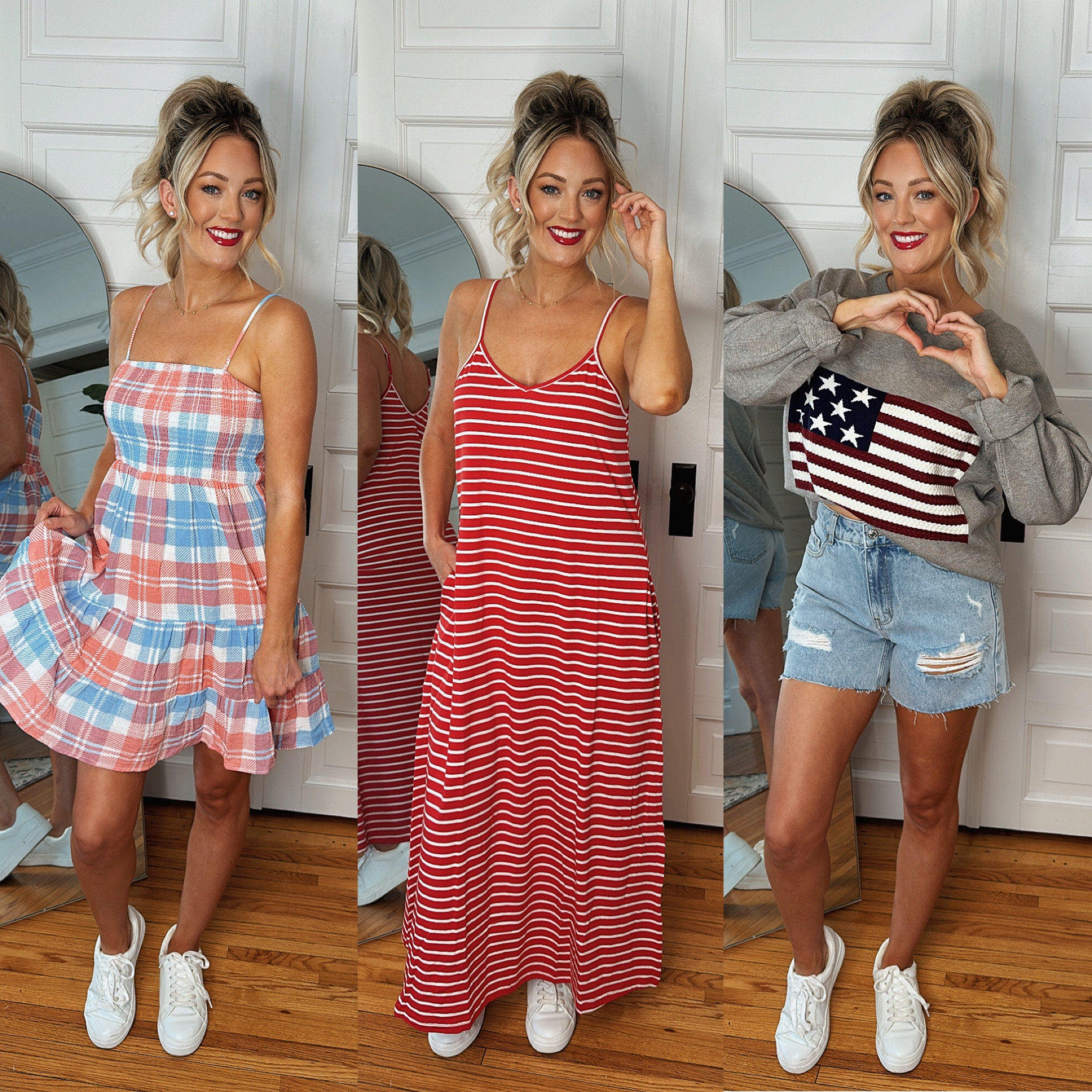“Oh My Stars” 🌟 collection launch! Patriotic looks for every occasion 🫶🏼

#LTKSeasonal #LTKStyleTip