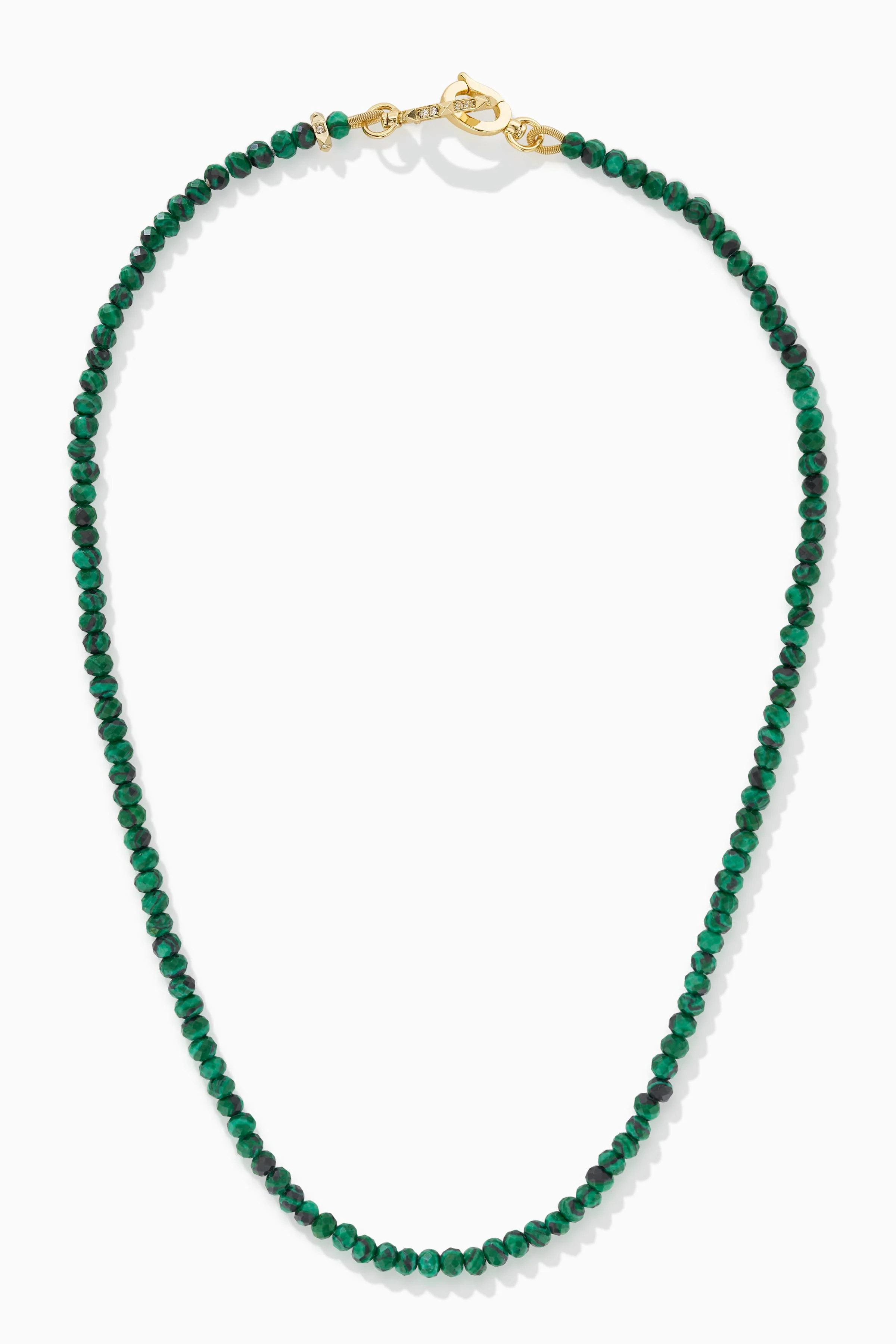 Charlotte Malachite Gemstone Necklace | Transformation | Stella & Dot