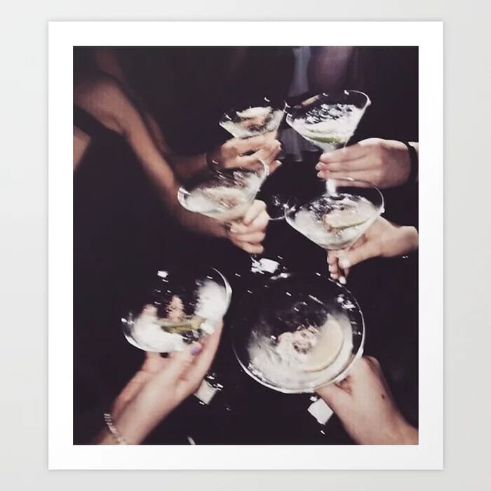 Shaken not Stirred Art Print | Society6