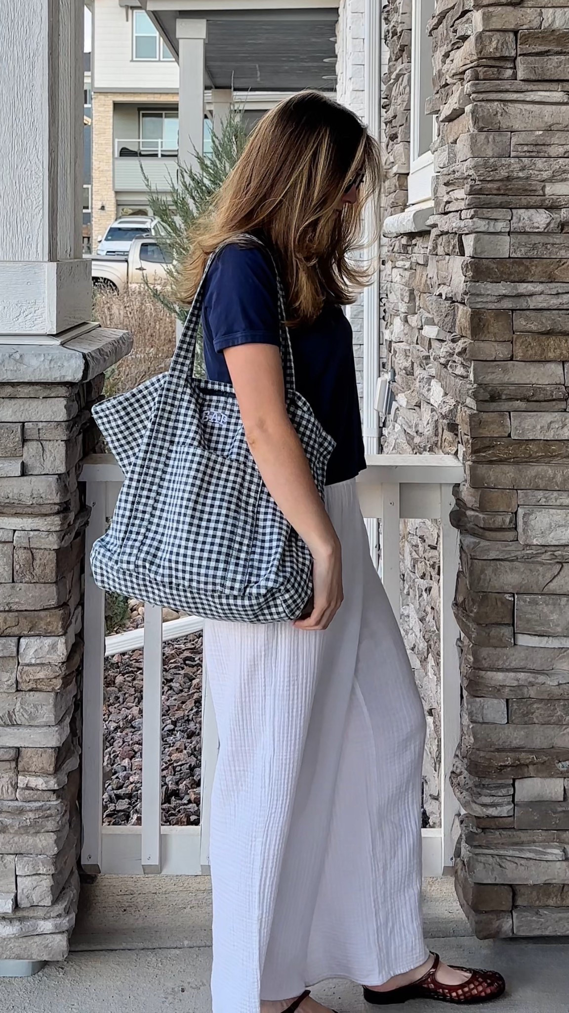 This gingham toe for spring?! Say no more!! 🤍🧵

Spring Outfit | Spring Style | Gingham 

#springoutfit #springstyle #gingham #springhandbag