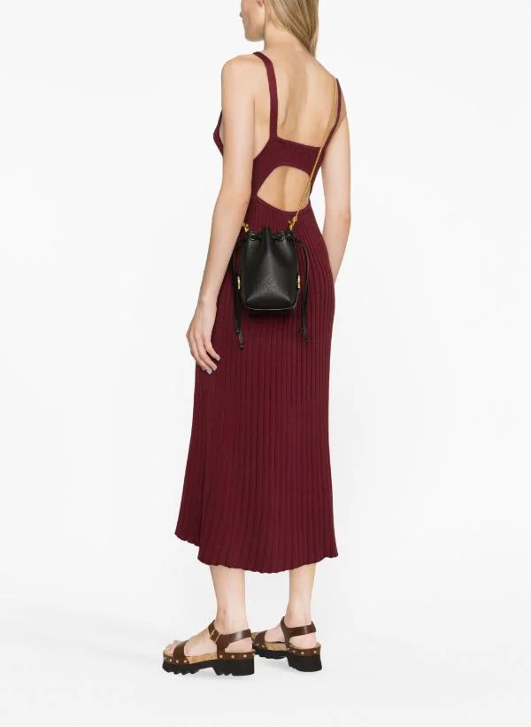 Chloé Micro Marcie Leather Bucket Bag - Farfetch | Farfetch Global