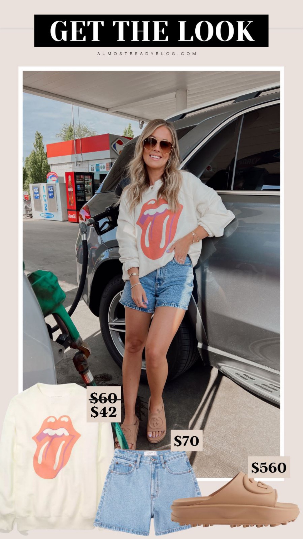 Get the look oversized sweatshiry graphic sweatshirt denim shorts summer outfit 

#LTKsalealert #LTKunder100 #LTKunder50