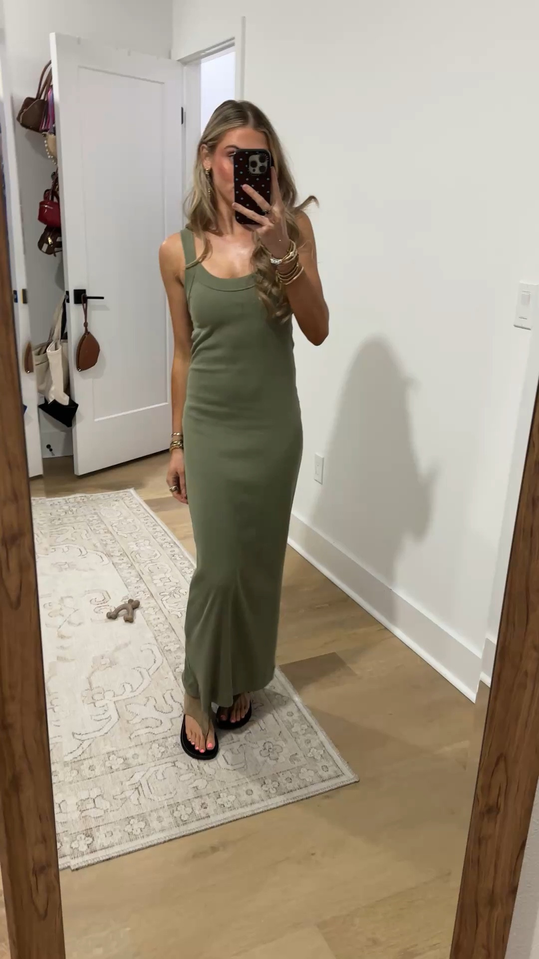 I’m wearing a rent the runway dress size xs with my new Walmart sandals. My rent the runway code is “RTRXSVOSEN50” Rent the runway is one of my fav clothing rental services @renttherunway @walmart  

#LTKootd #LTKSeasonal #LTKSaleAlert