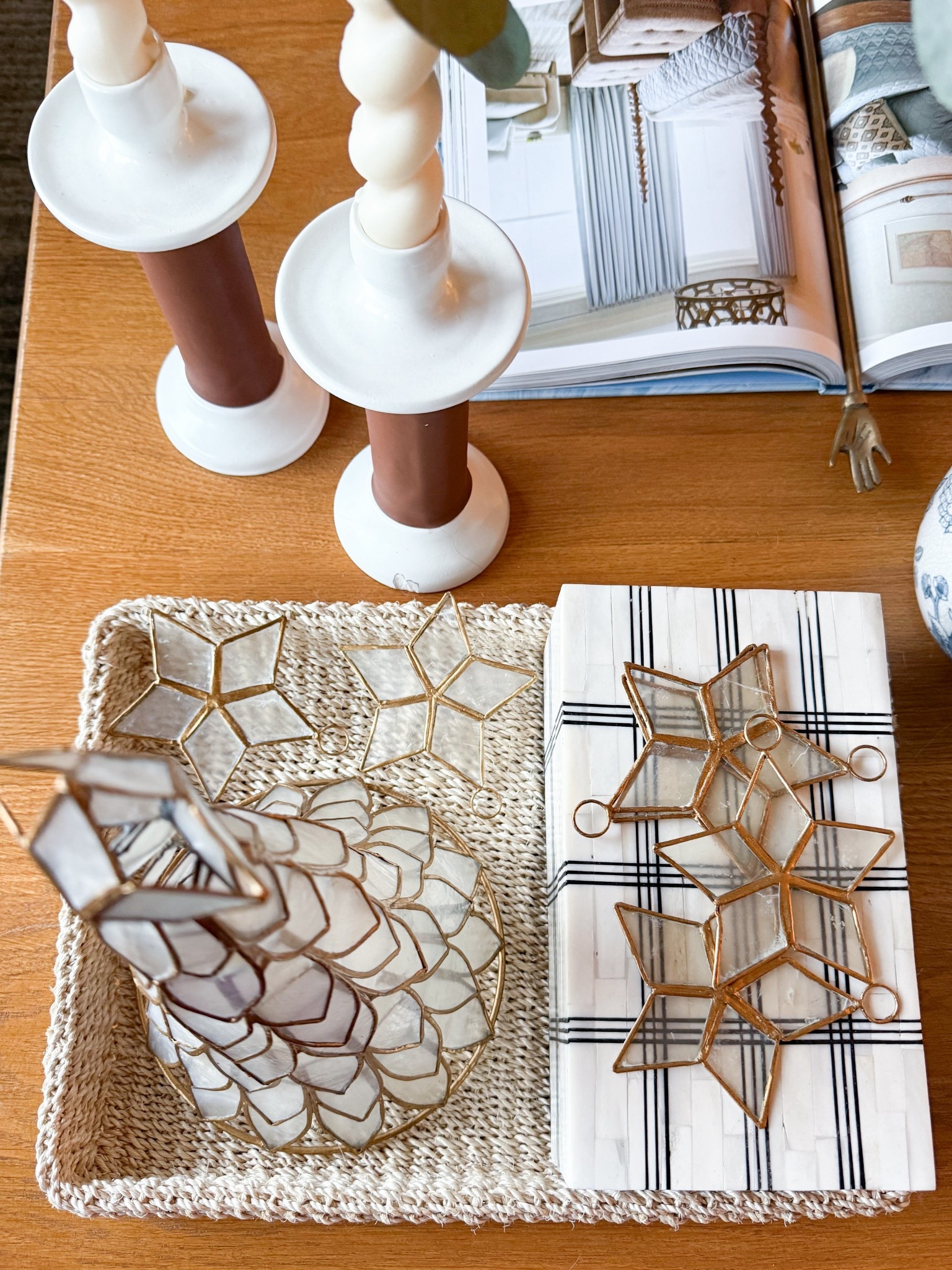 So many amazing pieces of furniture, holiday decor and accessories on sale for the Serena & Lily Tent Sale! These capiz ornaments and trees are one of the best deals - grab them for next year!! 

#LTKHome #LTKSaleAlert #LTKHoliday