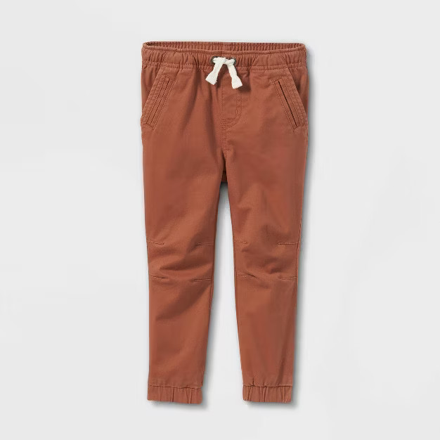 Toddler Boys' Woven and Knit Pull-On Jogger Pants - Cat & Jack™ | Target