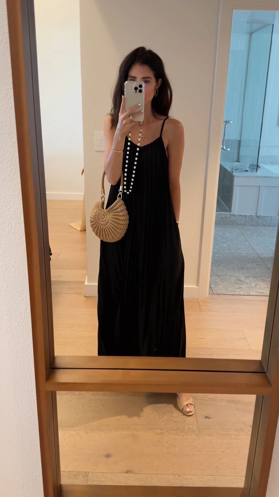 Love this pleated dress, I also picked it up in red! I’m just shy of 5-7” wearing the size small. This bag is also from Amazon and available in three colors! #stylinbyaylin #dress #amazonfind

#LTKTravel #LTKTall #LTKSeasonal