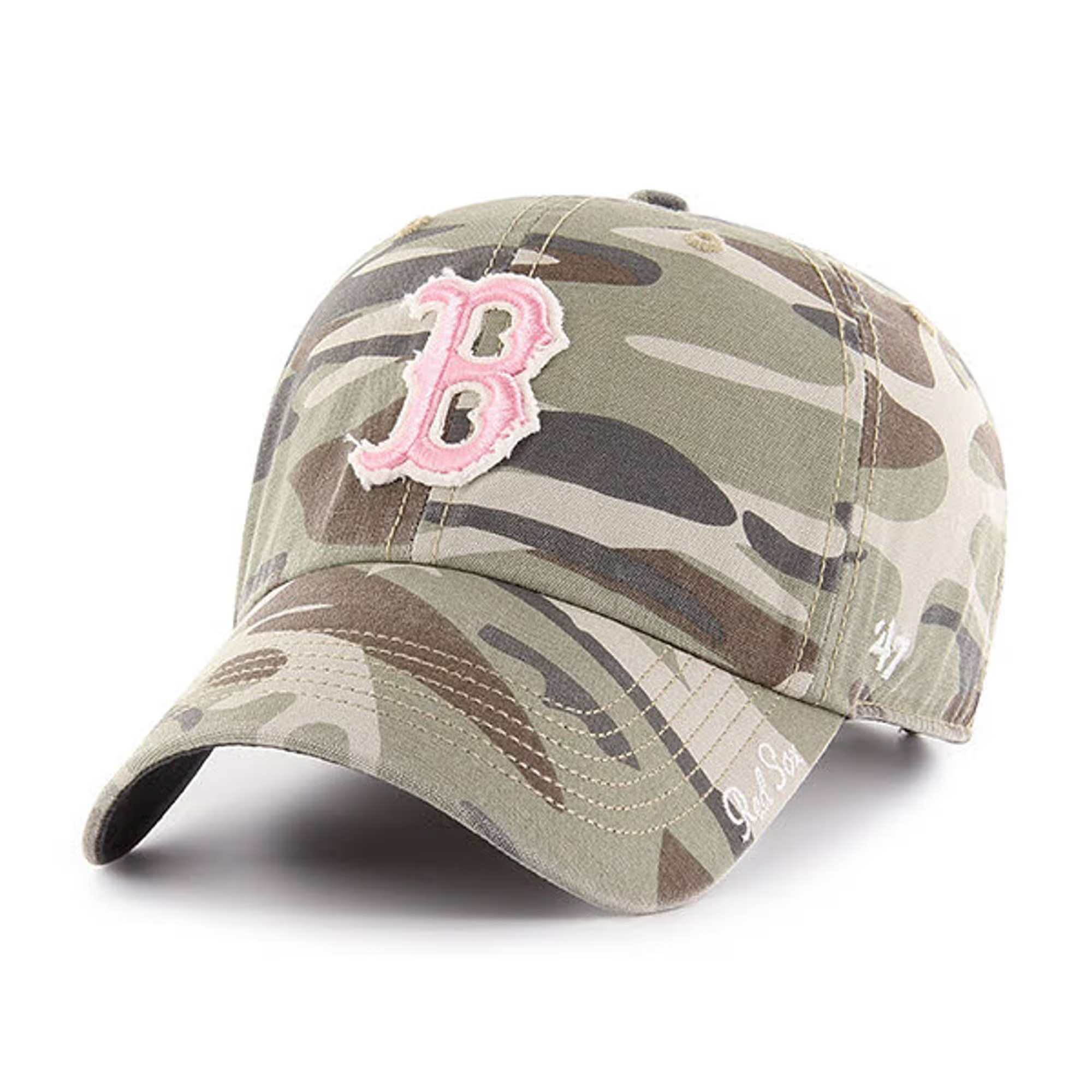 Boston Red Sox '47 Women's Miata Clean Up Adjustable Hat - Camo | Fanatics