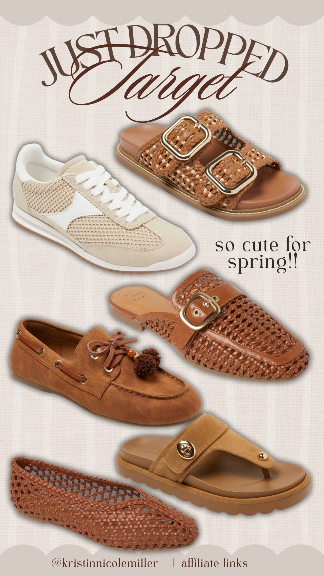 Just dropped // the cutest shoes for spring at Target! 

Trending seasonal fashionable clothing shoes neutral cognac leather faux 

#LTKFindsUnder50 #LTKootd #LTKSeasonal