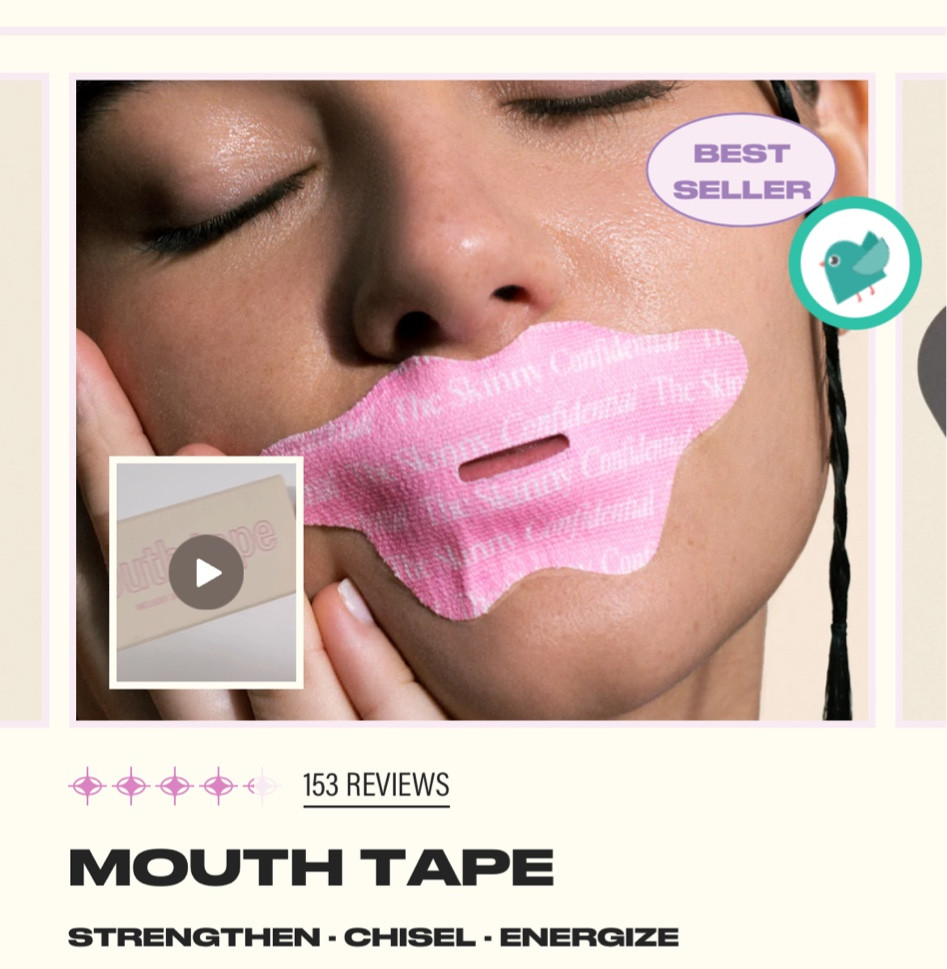 Love this mouth tape! Comfortable, stays on all night and comes off easy in the AM. You can still breathe through your mouth with it on. Stretchy material. I definitely
Slept better last night with it on!

#LTKGiftGuide #LTKBeauty