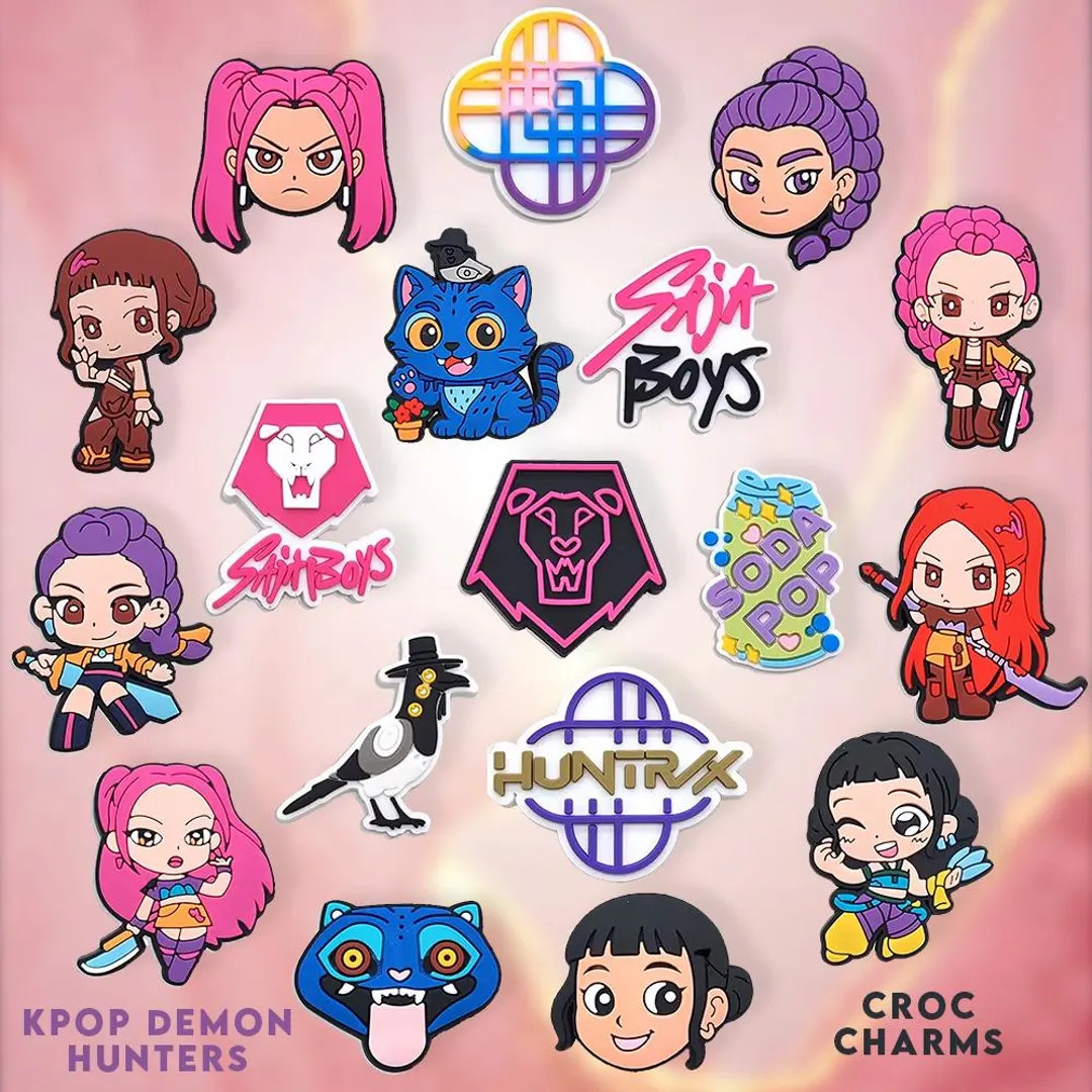 6pcs Kpop Demon Hunters, Huntrix, Saja Boys Croc Charms, Birthday Party Bags Favours Gifts Suppli... | Etsy (US)