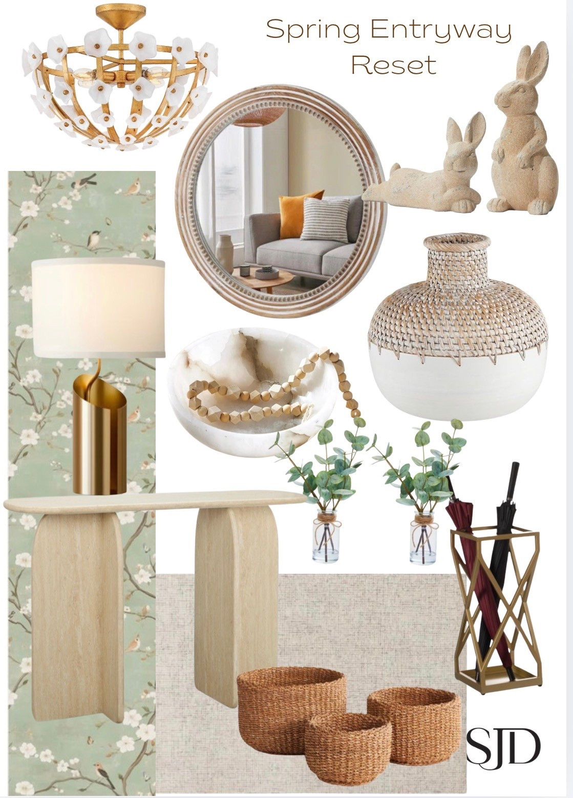 Spring starts at the door! 
A fresh entry makes everything feel calmer - organized storage, natural textures, and easy grab-and-go pieces. #springentryway # homereset #springrefresh 

#LTKHome #LTKSeasonal