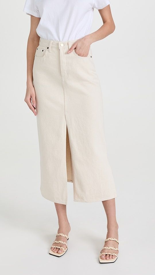 Panama Jean Skirt in Bone | Shopbop