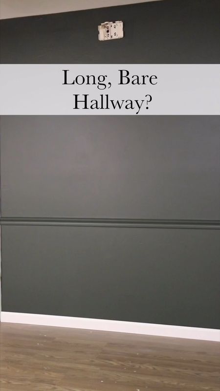 How to decorate a long, bare hallway 

#LTKStyleTip #LTKVideo #LTKFindsUnder50