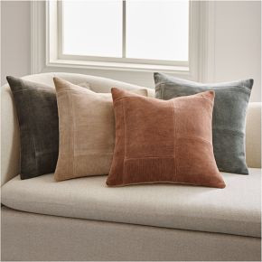 Patchwork Chenille Pillow Cover | West Elm (US)