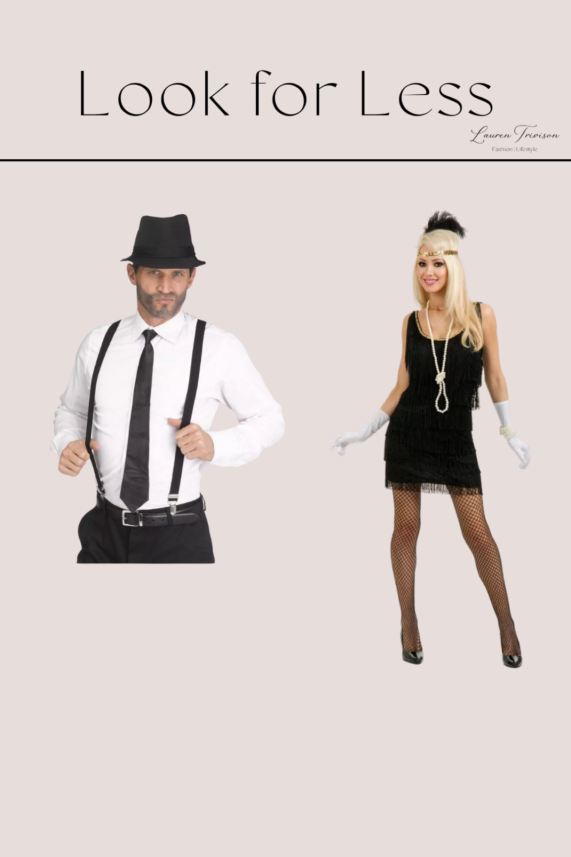 Fun couples Halloween costume! Featuring a gangster and flapper girl for a classy take on Halloween

#LTKHalloween #LTKParties #LTKFindsUnder100