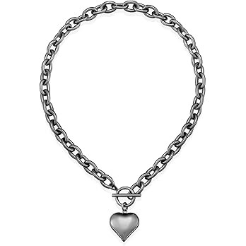 CLASSYZINT 18K Gold Plated Coin Lion Head Pendant Necklace Chunky Paperclip Choker Necklace For G... | Amazon (US)