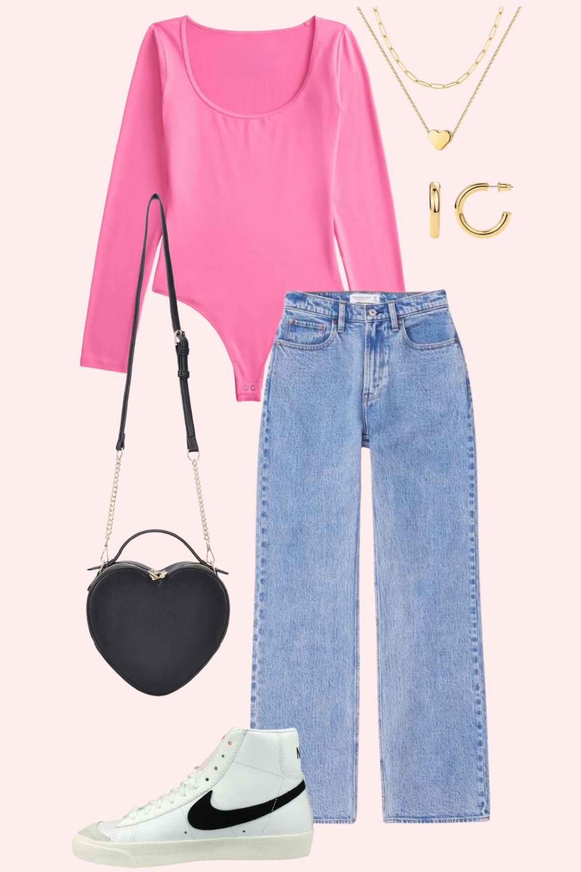 Valentine’s Day 2024 Outfit! Casual fit: pink bodysuit, jeans, & sneakers!🩷


#LTKSeasonal #LTKstyletip #LTKHoliday