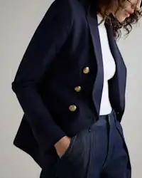 Scuba Captain's Convertible Blazer in Deep Navy | Quince