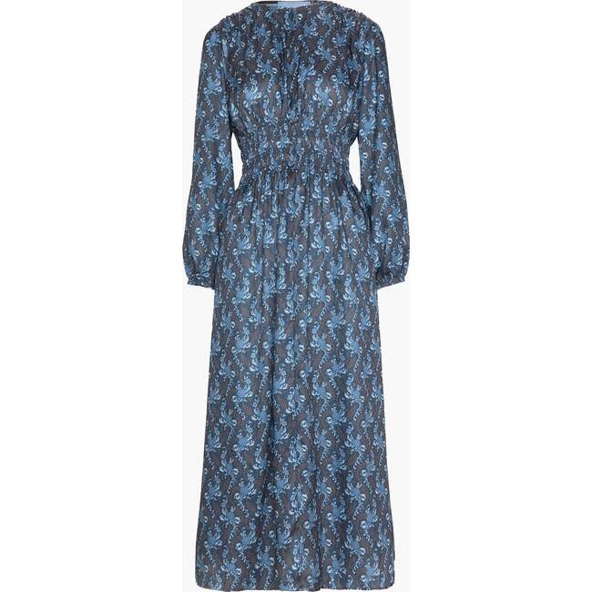 Hill House Home | The Rosely Dress, (Navy Blue Cala Paisley, Size Small) | Maisonette | Maisonette