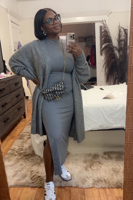 Grey and cozy!

#LTKover40 #LTKstyletip #LTKmidsize