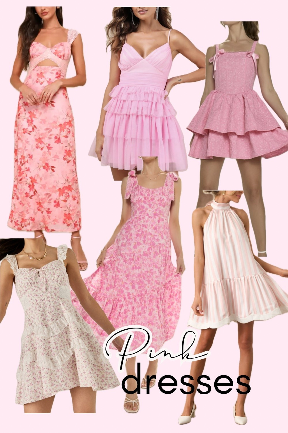 Pink spring and summer dresses! 🌸

Spring style, spring outfit, spring dress, summer style, summer outfit, sun dress, maxi dress, midi dress, mini dress, striped dress, swing dress, halter dress, floral dress, ruffle dress, tie dress, bow dress, graduation dress, Mother’s Day dress, lulus dress, girly dress, coquette dress, pink dresss

#LTKSeasonal #LTKFindsUnder50 #LTKFindsUnder100