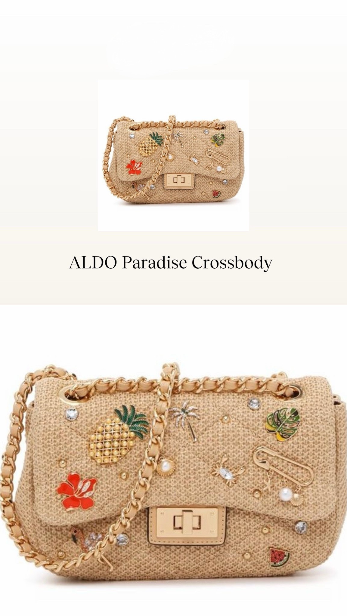 This is the summer bag you didn’t know you needed. 

I couldn’t resist—it’s so cute that it had to make my “Must-Have Monday” list