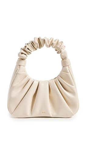 JW PEI Women's Gabbi Ruched Hobo Handbag, Ivory, Off White, One Size | Amazon (US)