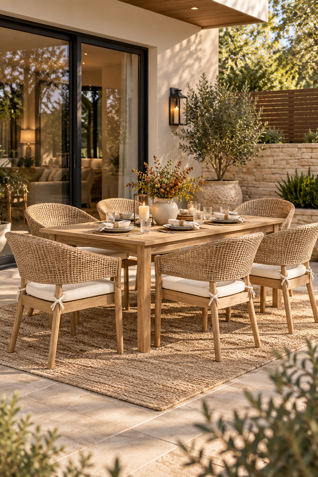 I'm convinced a neutral patio dining set is one of the easiest ways to make a backyard look instantly more expensive! These Wayfair outdoor furniture finds are giving all the clean, coastal-inspired vibes with natural wood tones, cream cushions, woven wicker chairs, and timeless dining table designs. Everything looks so effortless and inviting, which is exactly what I love for an outdoor living space. Perfect for a covered patio, poolside dining area, or cozy backyard corner. Wayfair's 5 Days of Deals ends TONIGHT, and these patio dining sets are too pretty not to share!

#NeutralPatio #CoastalPatioDecor #WayfairFinds #OutdoorDiningSets #PatioFurnitureDeals #WickerDiningChairs #OutdoorDiningTable #CoastalOutdoorLiving #LuxuryPatioDecor #ModernBackyard #NeutralHomeDecor #WayfairSale #PatioDesignIdeas #LTKHome #AffordableLuxury 

 #LTKSeasonal #LTKHome #LTKSaleAlert