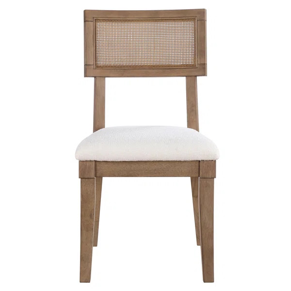 Ariani Solid Wood Upholstered Cushion Dining Chair | Wayfair North America