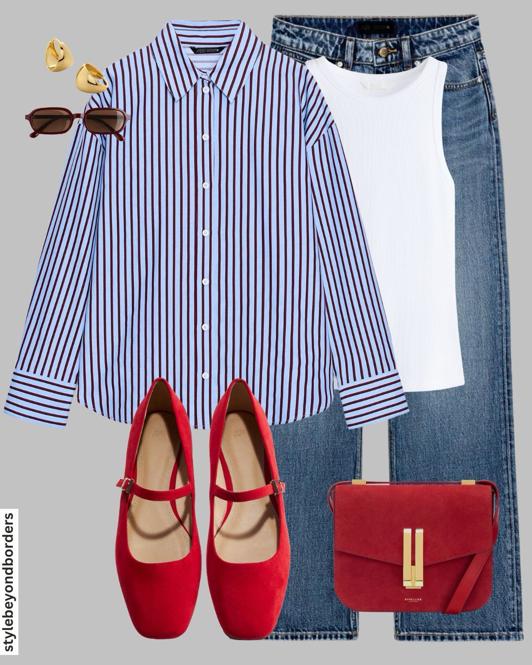 Striped shirt styling for spring 🦋❤️



Tags: striped shirt outfit, sleeveless striped shirt, pink button down shirt, yellow striped shirt, blue denim shirt, blue straight leg jeans, light blue jeans, brown sandals, white twill trousers, ballet flats, red marry janes, kitten heels, suede sandals, raffia bag, cage leather sandals, red bag, kahki jeans, white basic vest, brown trousers, chic outfit, spring outfit, summer outfit, casual outfit

#LTKsummer #LTKstyletip #LTKspring