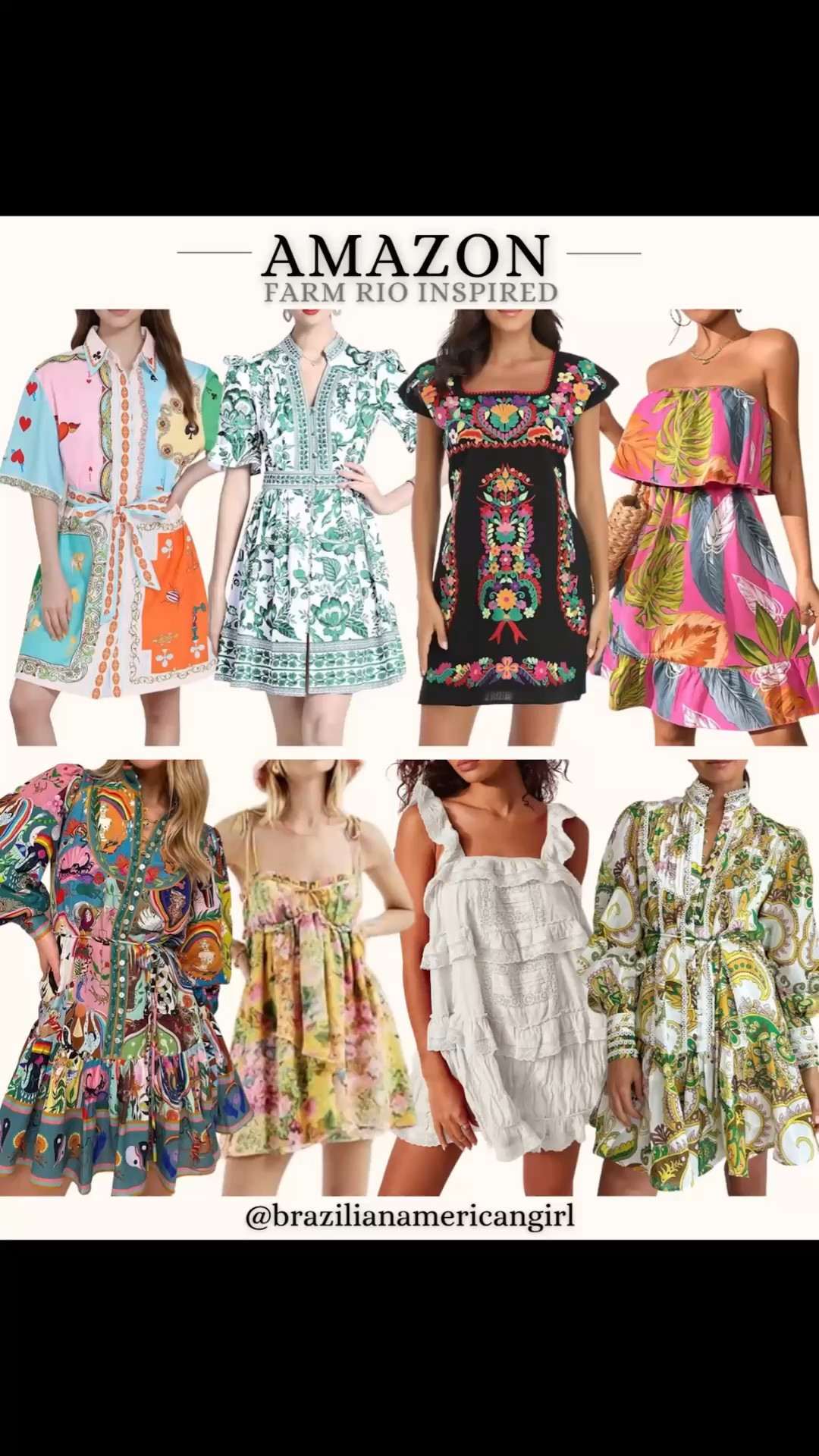Amazon Farm Rio Inspired Outfit

#LTKootd #LTKSeasonal #LTKBeauty