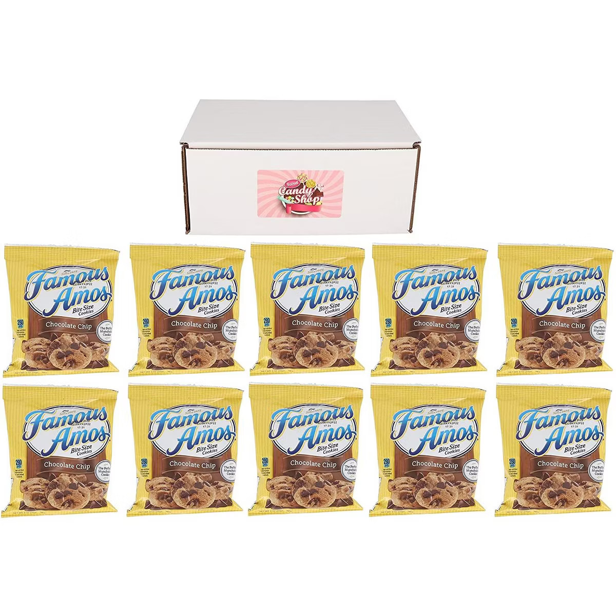 Famous Amos Chocolate Chip Cookies (Pack of 10) | Target