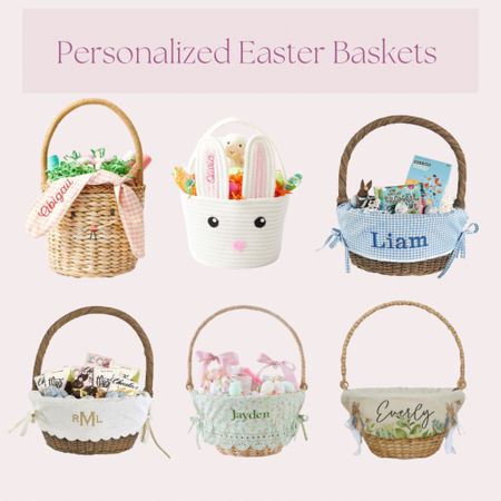 Personalized Easter baskets 

#LTKbaby #LTKSeasonal #LTKkids